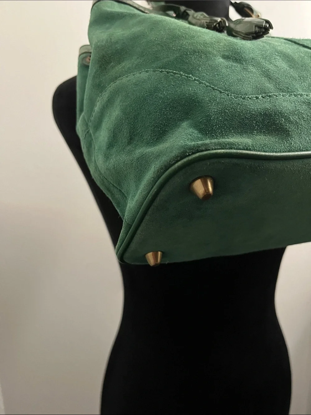 Vintage Coach Hamptons Suede Tassel Satchel Bag